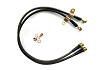 Ap-z33-405 02 350z Front Standard Steel Braided Brake Lines Fits Nissan 350z