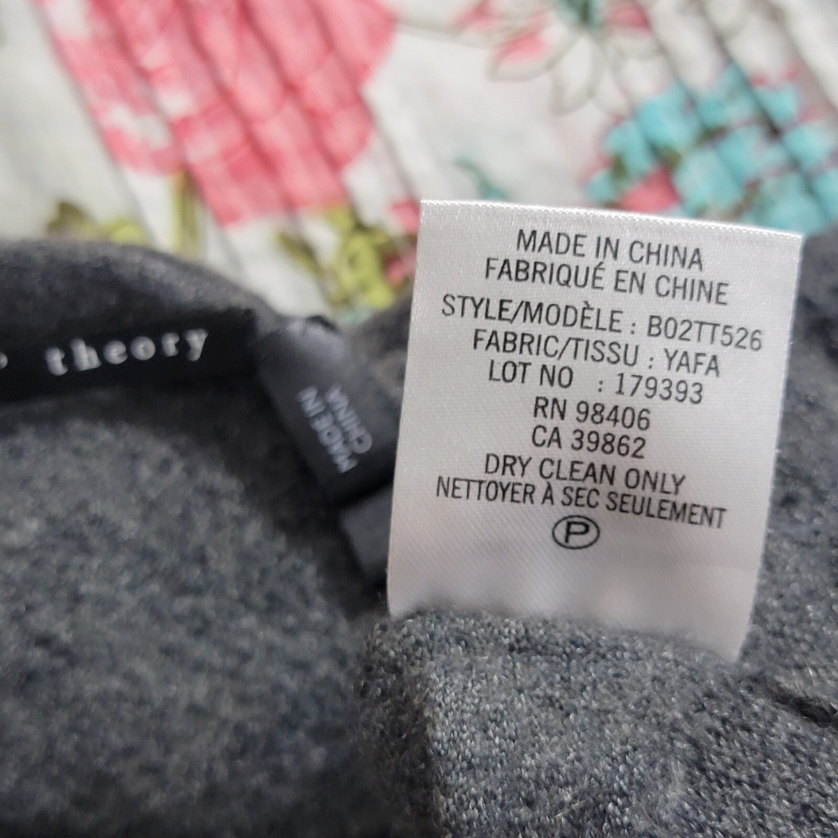 ❤︎ Theyskens Theory Sweater Womens XS* Gray Cashmere Silk Blend Off