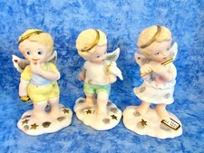 Christmas Angels, Set of 3, Tender Hearts Collection 1996 by Katharine Stevenson