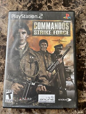 Commandos: Strike Force (Sony PlayStation 2, 2006) No Manual Tested Working
