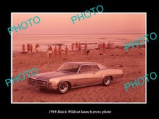Old Postcard Size Photo Of 1969 Buick Wildcat Coupe Car Launch Press Photo Old Postcard Size Photo Of 1969 Buick Wildcat Coupe Car Launch Press Photo