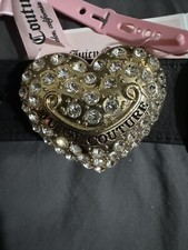 Juicy Couture Black Bling Belt Size L/XL NWT