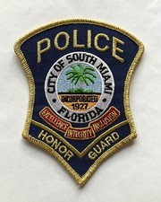 Obsolete City of South Miami Police Honor Guard patch, Florida