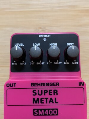 Behringer SM400 Super Metal Distortion Pedal | eBay Behringer SM400 Super Metal Distortion Pedal | eBay