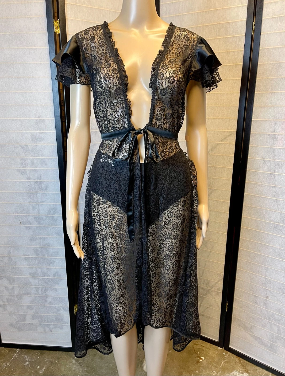 UNDERCOVER Abito Victoria's Secret VS Lingerie Kimono Avvolgente Stile Donna Sexy