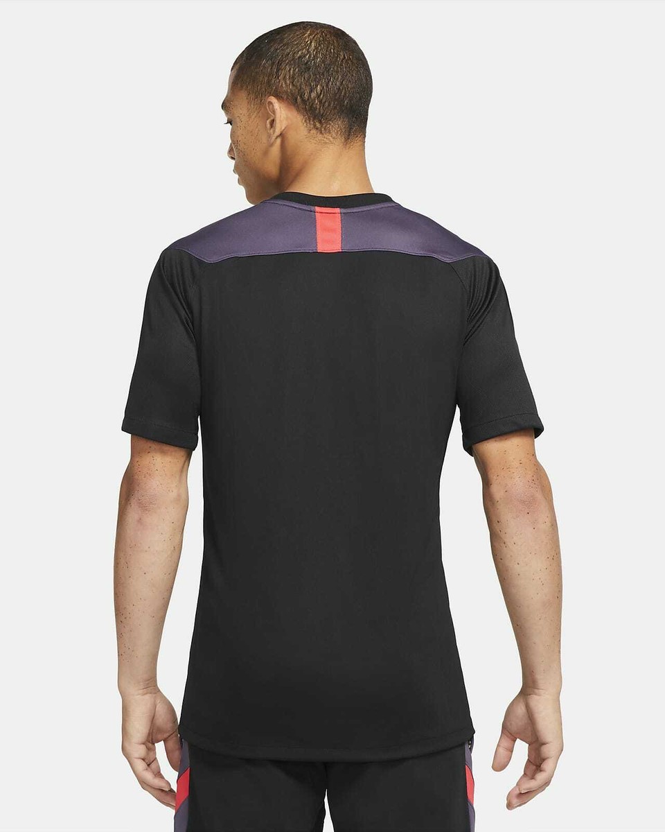 NIKE Men's Dri Fit Academy SS Soccer Top Jersey NEW Black CV1475