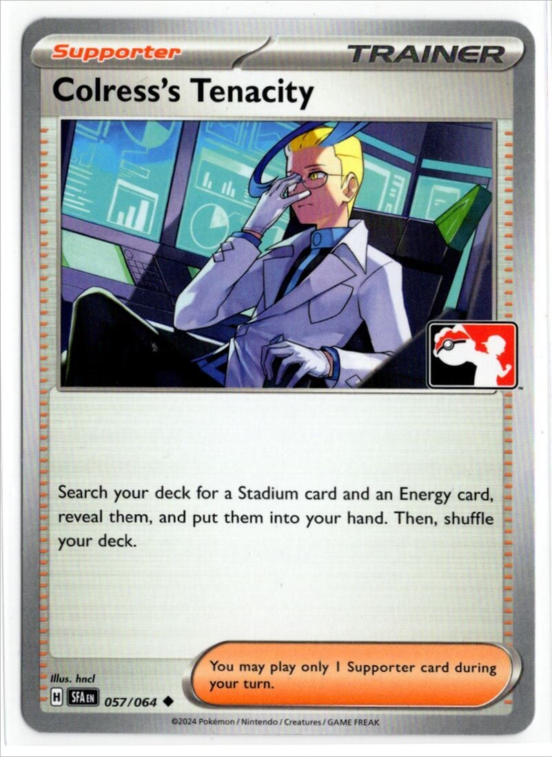 Play! Pokemon Prize Pack 6 Shrouded Fable 057/064 Colress's Tenacity