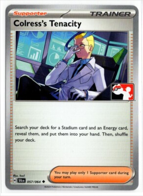 Play! Pokemon Prize Pack 6 Shrouded Fable 057/064 Colress's Tenacity