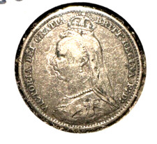 Great Britain six pence KM 760 VF