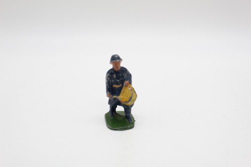 Figurine Ancienne En Plomb LR - Soldat Poilu Musicien Français - WW1