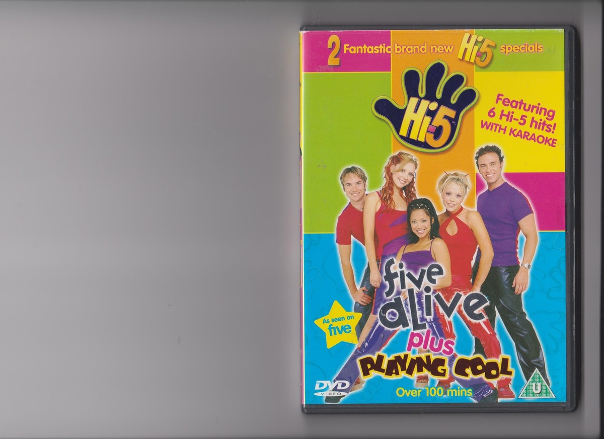 HI 5 FIVE ALIVE AND PLAYING COOL DVD KIDS 2 DISCS HI FIVE | eBay UK