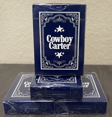 Act ii Cowboy Carter Beyonce HOLD EM Playing Cards NEW SEALED IN HAND