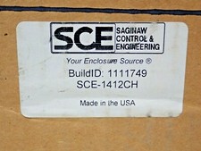 SAGINAW CONTROL SCE-1412CH HINGED ENCLOSURE TYPE 12 NEW