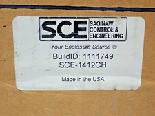 SAGINAW CONTROL SCE-1412CH HINGED  ENCLOSURE TYPE 12 NEW