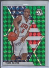 VINCE CARTER 2019-20 PANINI MOSAIC GREEN PRIZM USA #258