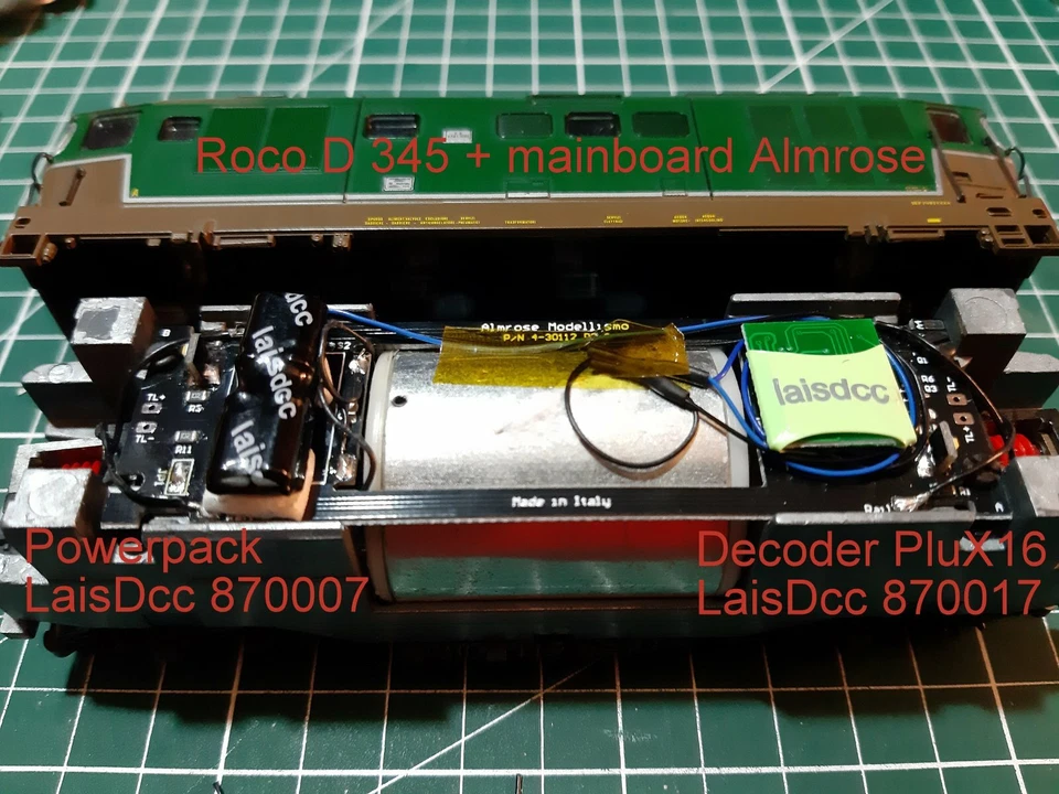 Decodeur Plux16 decoder DCC moteur + 4 fonc. digital LaisDcc KungFu serie 870017 - Bild 4 von 4