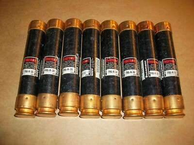 8pc Bussmann Fusetron FRS-R-35 Fuse 35amp USED | eBay