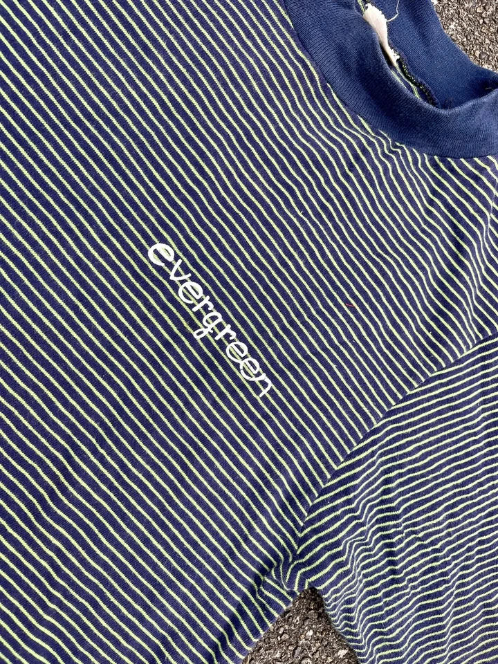 Camiseta vintage años 60 campeón rayas Evergreen Foto 2 de 4