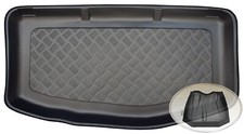 Z332134 Gerippte Kofferraumwanne + Klett-Netz für Kia Picanto 2 TA Schrägheck Ha