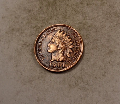 1901 Indian Head Cent Penny * Gem BU * Four Diamonds * XI171