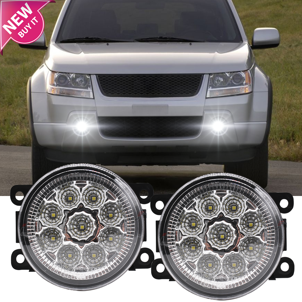 For 06-12 Suzuki Grand Vitara Clear LED Fog Light Bumper Lamp Left