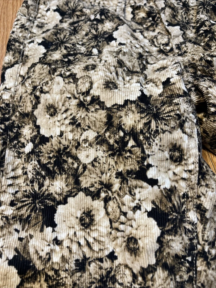 Pantalones Madewell Pana Marrón Flor Talla 24/32 Jcrew Foto 2 de 4