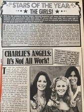 Charlie's Angels, Jaclyn Smith, Kate Jackson, Cheryl Ladd, Full Page Clipping