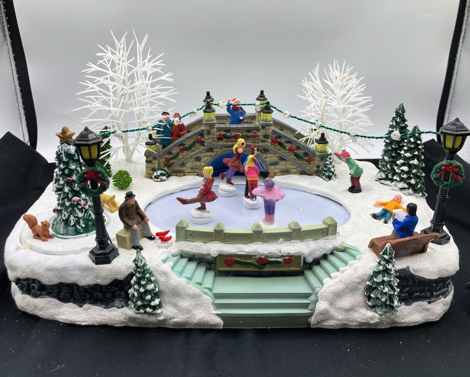 FG Square LED Lightup Animated Musical Ice Skating Rink Christmas