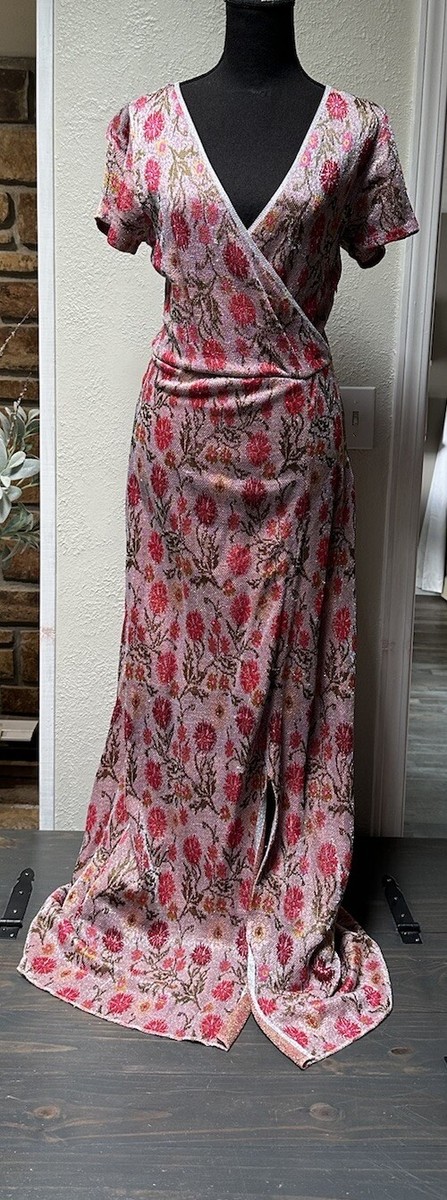 chinese dress ladies Cecilia 100% Cotton Smocked Maxi Dress in Aqua Foliage