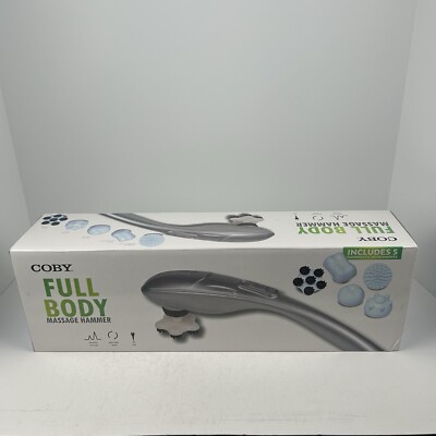 COBY Handheld Full Body Percussion Massage Hammer with 5 Modes Brand New - Pro