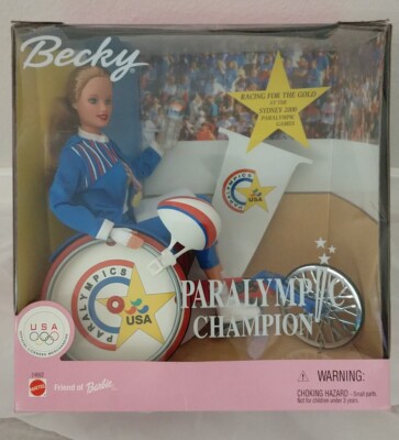 Barbie ''Becky Paralympic Champion'' Sydney 2000 Games
