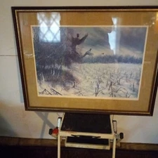 wildlife art print...signed Bill Barringer (Stuart, Iowa)