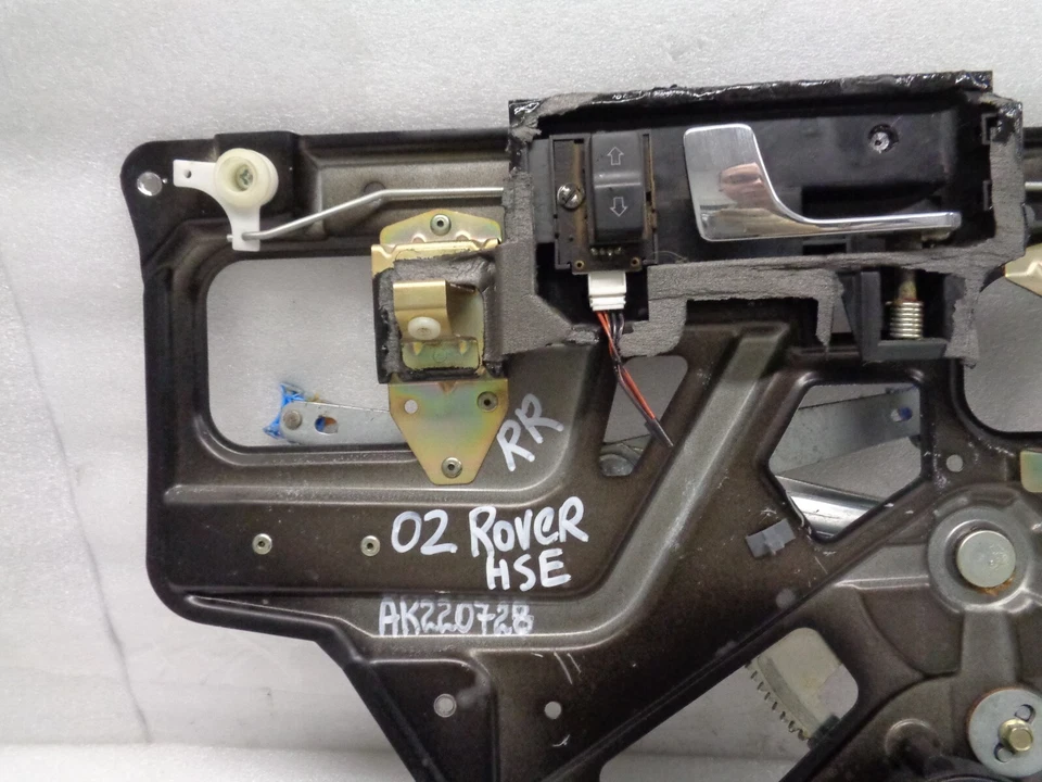 95-02 Land Rover Range Rover regulador ventana pasajero trasero derecho OEM AK220728 Foto 3 de 4