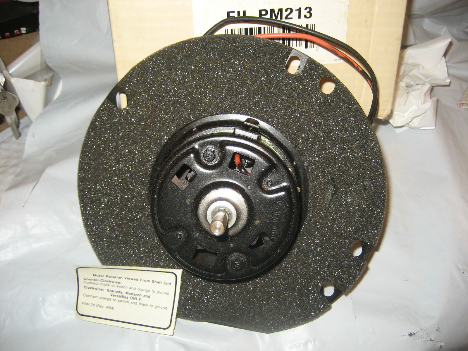 COMFORT TEMP BY FOUR SEASONS 35476 BLOWER MOTOR 12V UPC 