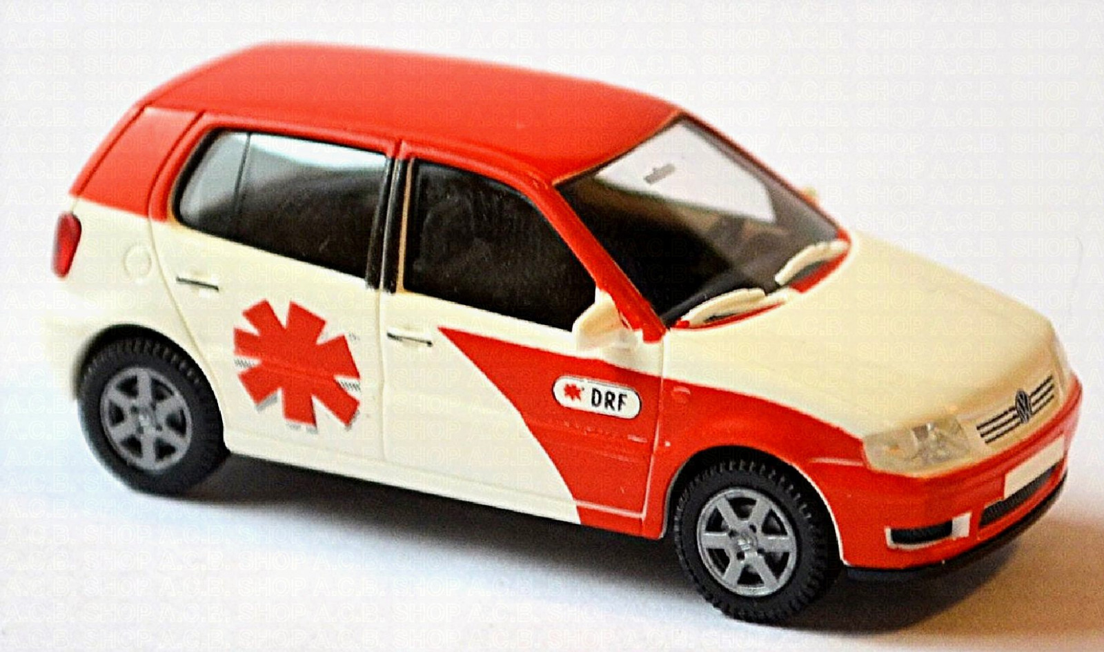 VW Polo III Type 6N Emergency Doctor DRF Air Rescue 1994-97 - 1:87 Wiking 071 05