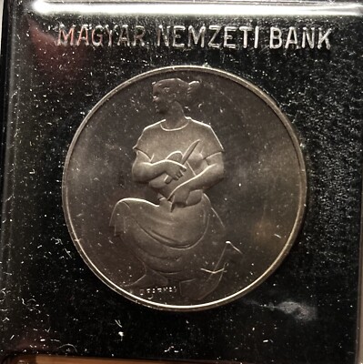 HUNGARY. 1981 100 Forint Proof FAO World Food Day Kneeling Woman Hungarian Coin