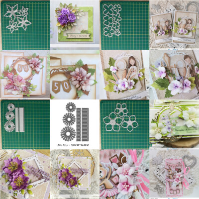 Blumen Metall Cutting Dies Stanzformen Scrapbooking stanzschablonen Stencils DIY