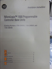 Allen Bradley MicroLogix 1500 Installation Manual 1764-IN001A-ML-P