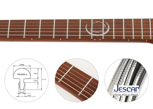 Corona Gravity NT Vintage White Headless Chitarra elettrica Jescar tasti inox - Foto 7 di 11