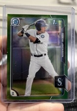 2015 Bowman Cromo 1° Rifrattore Verde Drew Jackson RC #D 56/99