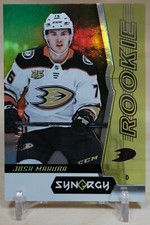 2018-19 Upper Deck Synergy Rookies Green Josh Mahura /299 Anaheim Ducks RC