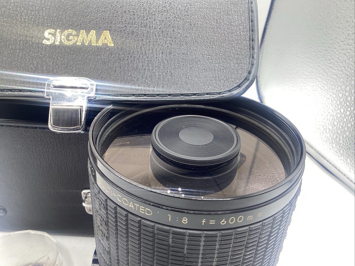 SIGMA 1:8 f=600 mm 35 mm Japan Lens Camera Photography Color Disc