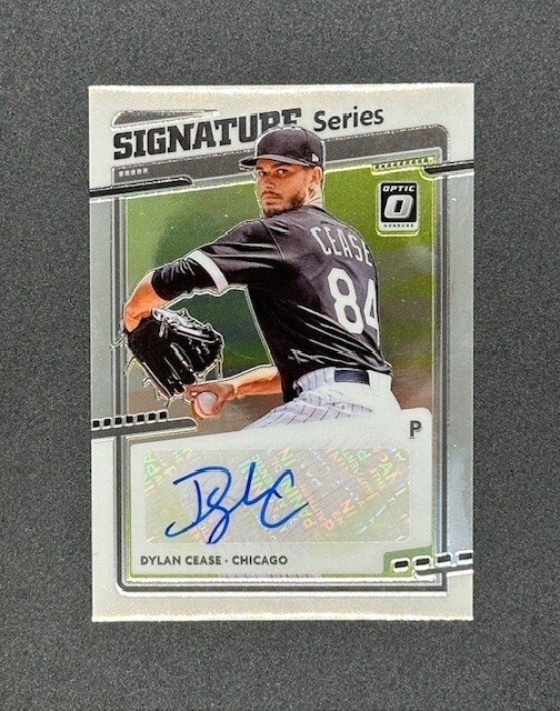 2020 Donruss Optic Dylan Cease Auto Signature Series #SS-DC White Sox Padres