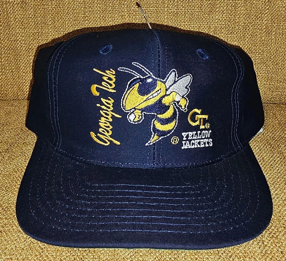 GEORGIA TECH CAP FRONT ROW CLARK SPORTSWEAR NEW NEVER WORN RETR0 COOL - Image 2 of 4