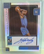 2022-23 Panini Donruss Jaden Hardy RC Autograph #SS-JHA Mavericks