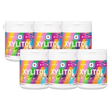 LOTTE Xylitol Gum Family Bottle 7 Fruits Assorted Flavor 143g x6 Japan