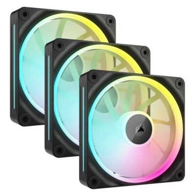 Corsair Icue Link Lx120 12Cm Pwm Rgb Gehäuselüfter 3er Pack 18 RGB LEDs Magnetic Dome
