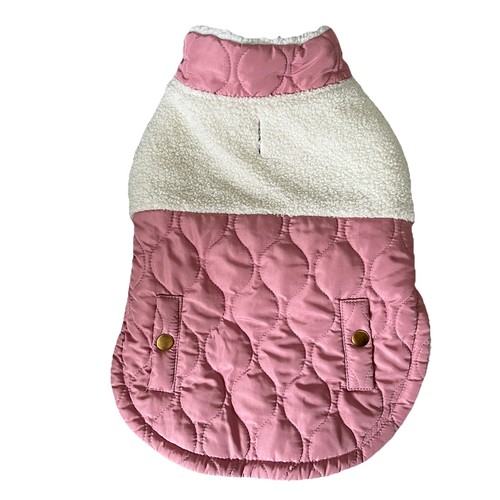 Pink Winter Dog Jacket Puffer Coat Small-Medium
