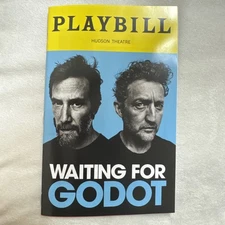 Waiting For Godot Playbill September 2025 - Keanu Reeves & Alex Winter