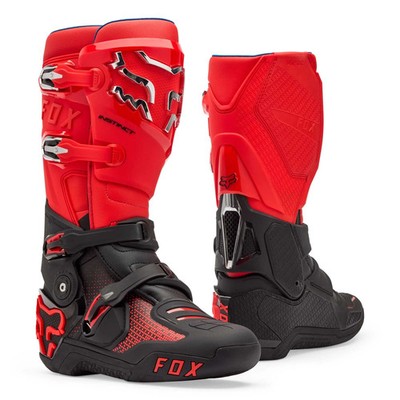 Fox Racing Motocross Stiefel - INSTINCT 3.0 (Fluo Red)